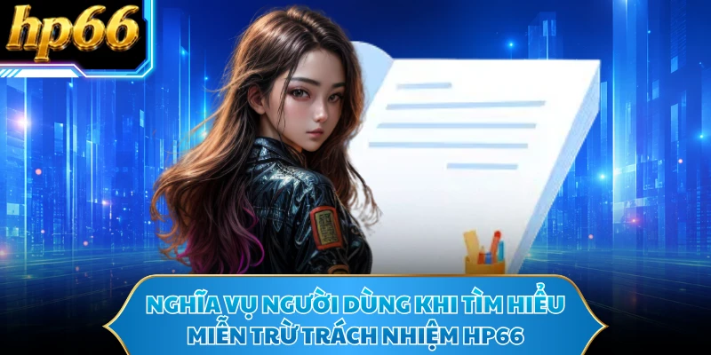 Nghĩa vụ người dùng khi tìm hiểu miễn trừ trách nhiệm HP66 